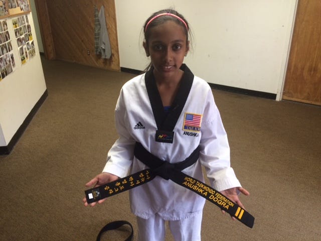 different color belts in taekwondo